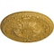 Ekena Millwork Amelia Ceiling Medallion (Fits Canopies up to 2 3/8"), 19 5/8"OD x 3/4"P, Iridescent Gold CM20AMIGS - alternate 2